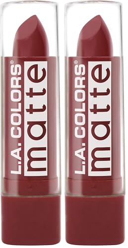 Image of L.A. COLORS Matte Lip Color, Brick CML547 (Pack of 2)