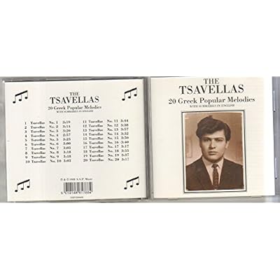 TSAVELLAS - TSAVELLAS - 20 GREEK POPULAR MELODIES - CD album - CD