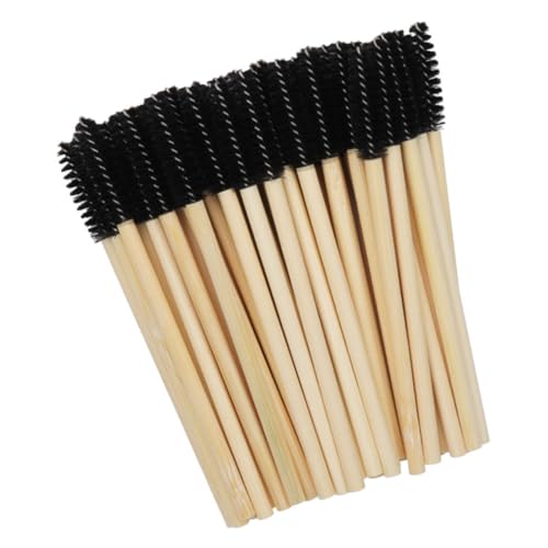 HAKIDZEL Nylon Lash Brow Brush Set 100pcs Disposable Mascara Brushes for Travel Makeup Kit for Women