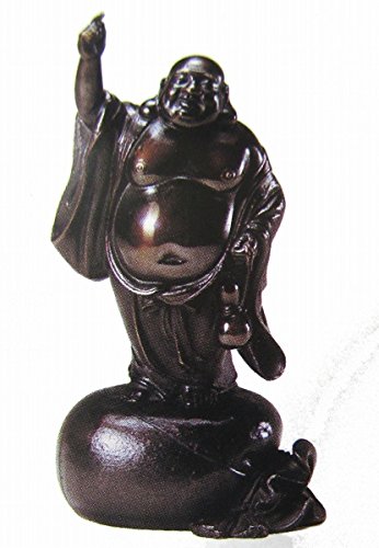 高村泰正 彫刻 布袋像 七福神 仏像 証付き Amazon.co.jp: 高村泰正『布袋』青銅製 ブロンズ像 銅像 七福神
