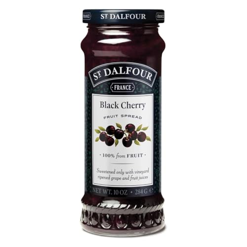 St Dalfour Delicious Fruit Black Cherry Spread (6 Bottles) St Dalfour Delicious Fruit Black Cherry Spread (6 Bottles)