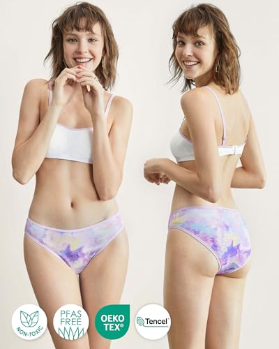 Image of Neione Period Underwear for Women & Teens, High-Cut Cheeky Bikini Panties