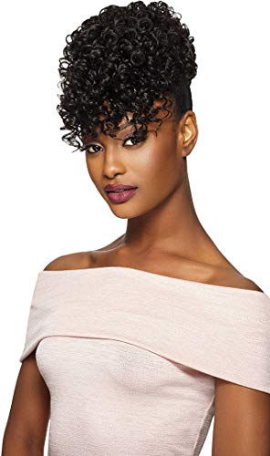SOFTIE (1B Off Black) - Outre Timeless Pineapple Pony Synthetic Drawstring Ponytail