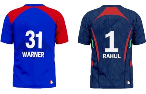 Image of Sports India IPL Cricket Team T Shirt Jersey Combo for (Kid's, Boy's & Mens) L744