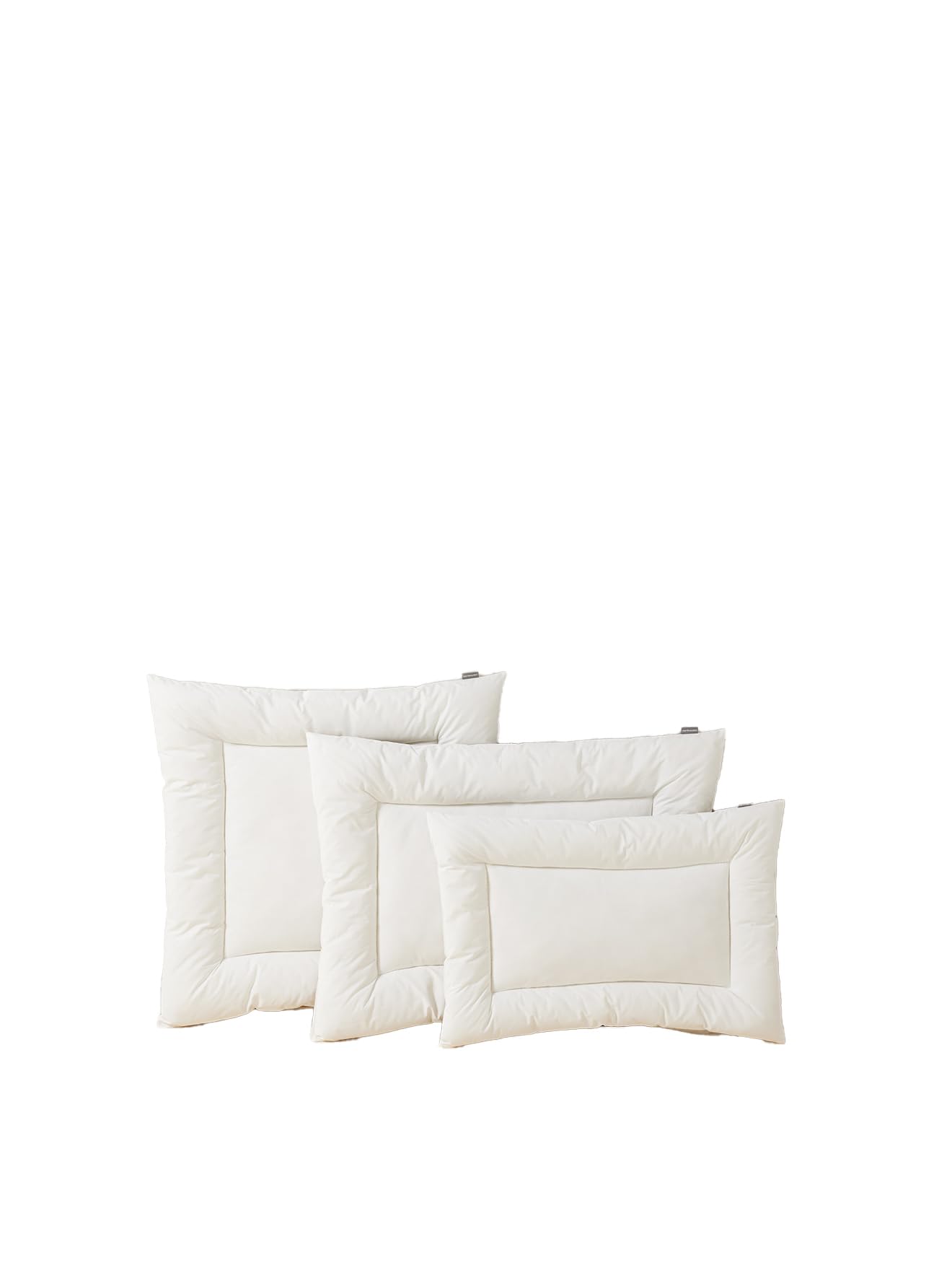 VERTBAUDET Oreiller Plat Anti acariens Bi-ome® Blanc 60X60
