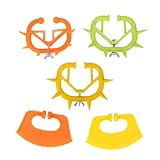 Milisten 5Pcs Cattle Weaner Nose Thorn Calf Weaning Tool Livestock Milking Stop Nose Clip Durable Rounded Design for Farm Animal Handling