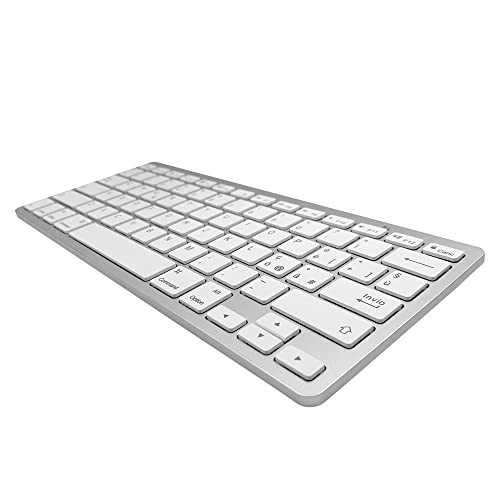Clavier Bluetooth ultra plat sans fil 78 touches sans pilote pour tablette iOS