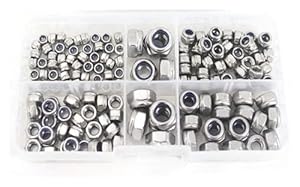 DETPWVWB Edelstahl Sechskantmuttern-Satz 150 Stück