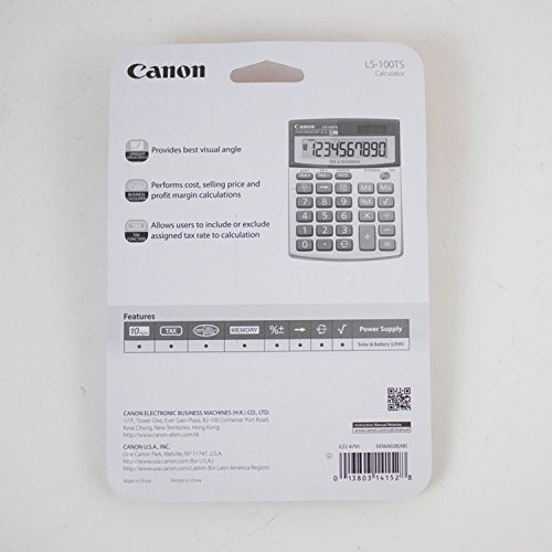 Canon Office Products LS-100TS Business Calculator, Multicolor, 4 1/8 x 5 1/4 (Pack of 2) - image 9