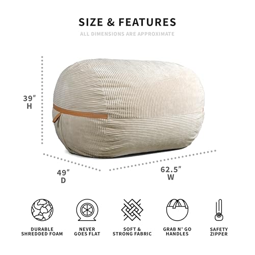 Big Joe 00002138 Fuf Bean Bag Chair, Xl thumb #2