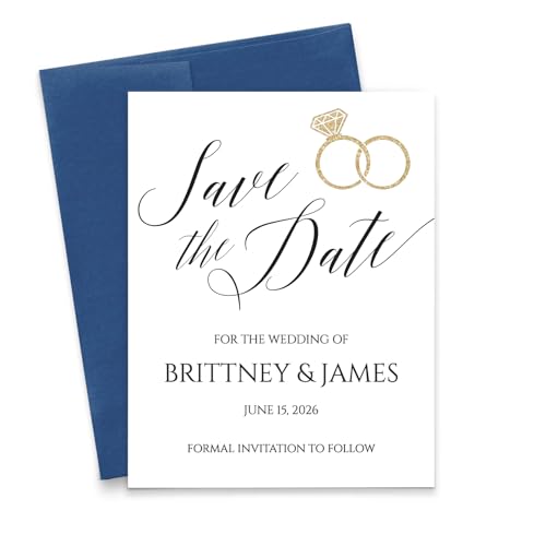 Modern Save the Date Wedding, Classic Save the Date Personalized,