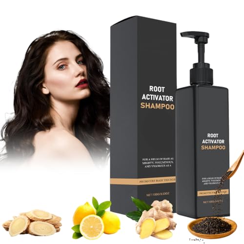 Champú para el crecimiento del cabello, champú activador de raíces, champú anticaída reparador de pelo, champú para el crecimiento del cabello, champú contra la caída del cabello para hombres y fra