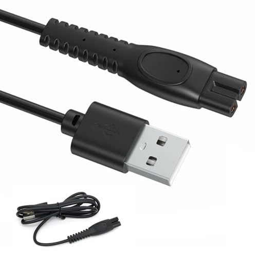 Charger for Philips 5V Shaver USB Charging Cable USB Replacement Charging Cable for Fits QP2724 QP2834 MG5910 MG9520 MG7950 BT3238 (1M/3.3FT)