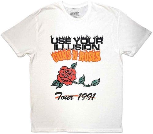 Guns N' Roses playera Use Your Illusion Tour 1991 Oficial Unisex