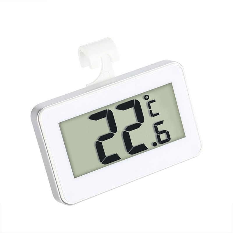ABS Electronic Thermometer Refrigerator Household Waterproof Indoor Digital Alarm