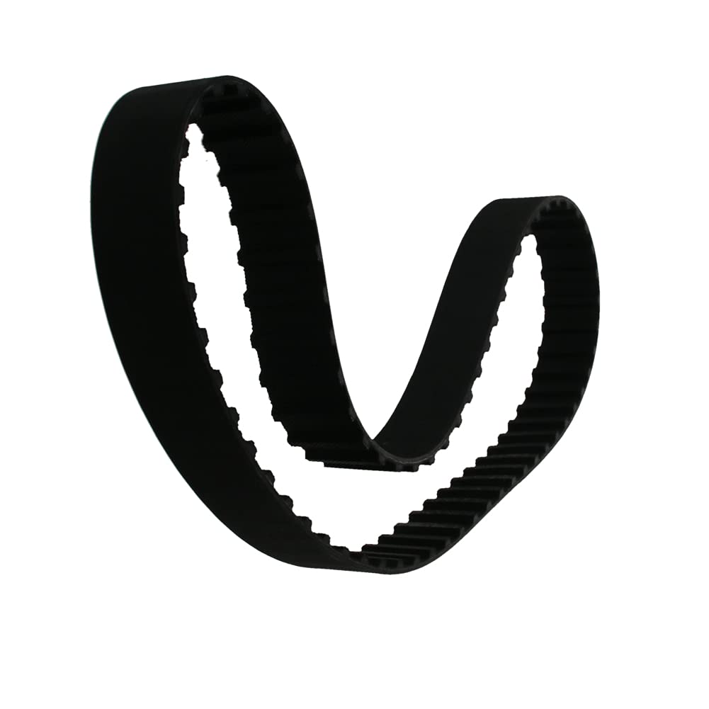 Jutagoss Timing Belt,263L Cogged Toothed Rubber Timing Belt 667mm Circumference 20mm Width Synchronous Closed Loop Belt Timing Pulley Tools Black 1Pcs