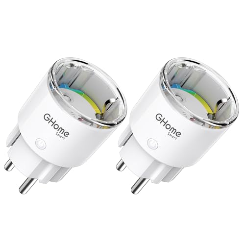 Le migliori prese smart per risparmiare!! GHome Smart Presa Smart,Presa Wi-Fi Controllo Vocale con...