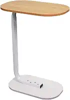 Mesa Lateral Multiuso Ajustável – Ideal para Sofá e Cama – Apoio para Notebook, Lanches e Celular – Econômica de Espaço