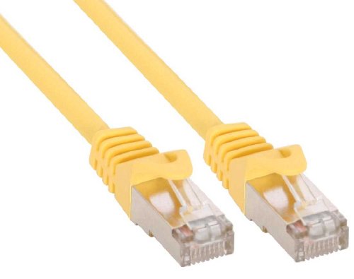 Preisvergleich Produktbild InLine 71505Y Patchkabel, F / UTP, Cat.5e, gelb, 5m