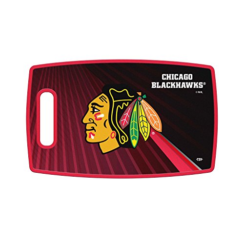 Tabla de Cortar Plástica Grande NHL Chicago Blackhawks miniatura 1