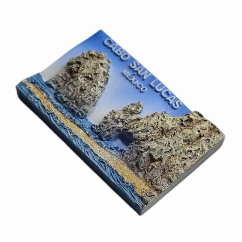 Imán decorativo Cabo San Lucas México 3D para refrigerador miniatura 4
