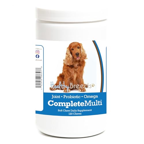 Image of Healthy Breeds Cocker Spaniel All in One Multivitamin Soft Chew 120 Count