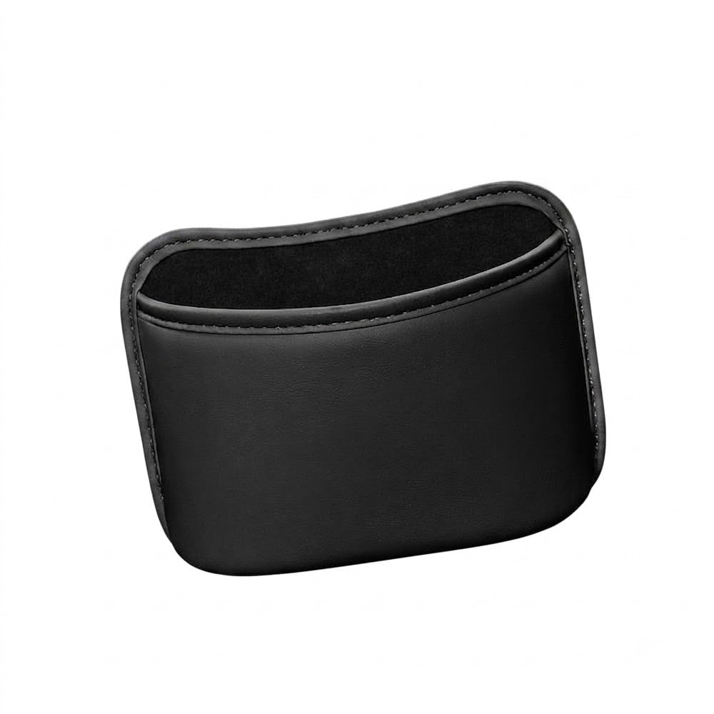 DUCHSAN 1 Pack Premium Car Side Console Storage Pocket for Škoda Octavia Kombi | Typ NX5 | Bj. ab 2019, Faux Leather Car Seat Gap Organizer Box Holder