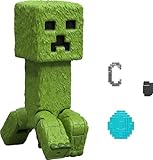 Mattel Minecraft Action Figure & Accessories Set, 4-inch Creeper Posable Character Collectible Inspired by A Minecraft Movie