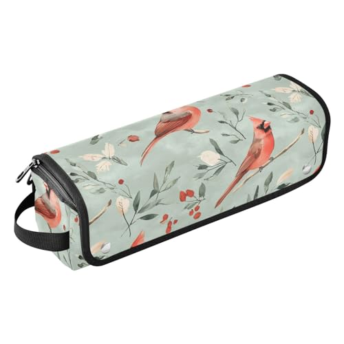 Bolsa de Viaje para Herramientas de Cabello Northern Birds Green con Alfombrilla Resistenta al Calor para Planchas y Accesorios de Cuidado Capilar