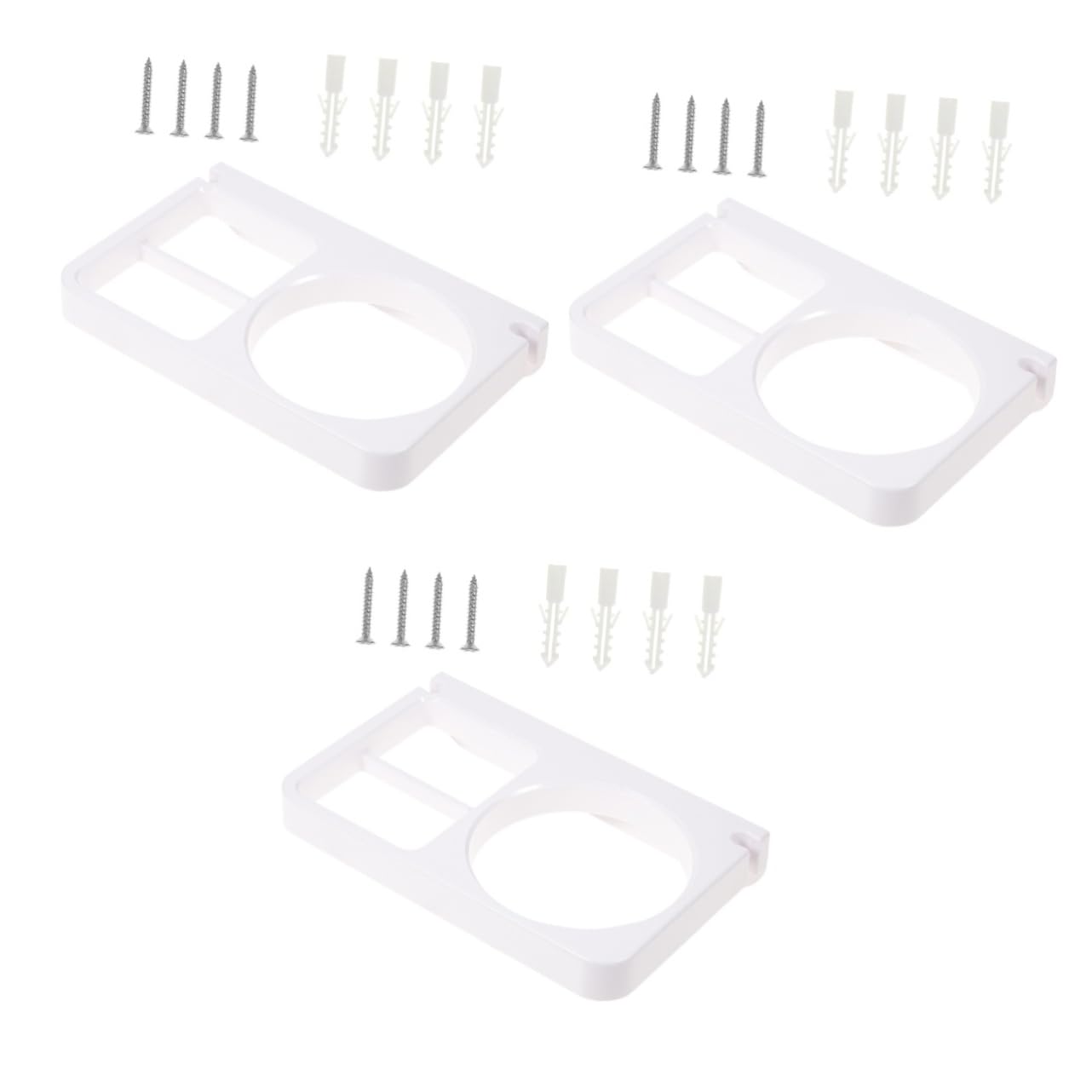 Alipis 3 Stücke Fön Montiert Moderne Haar Trockner Rack Platzsparende Design Für Home