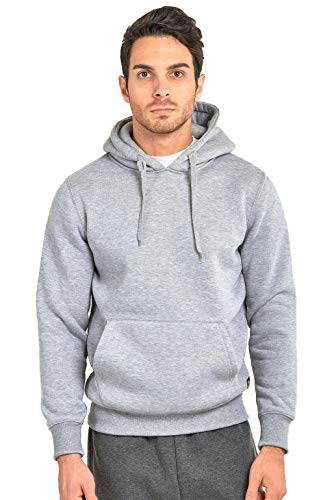 Knocker Men's Durable Heavy Cotton Blend Fleece Pullover Hoodie Sweatshirt