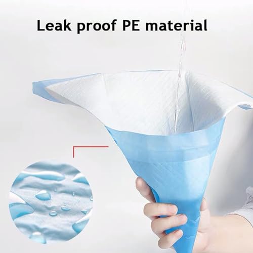 Image of Super Absorbent & Leak-Proof Puppy /Kitten Training Pads | 5-Layer Washable Pet Pee Pads for Dogs & Cats | Housebreaking, Car Travel, Post-Surgery Care, Outdoor (17.6 inchx23.6 inch, Blue, 50 PCS)