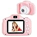 Produktbild Lypulight Kinder Digital Kamera, Kinderkamera Fotoapparat DigitalKamera für Kinder Video Camera mit 2 Lenses 2,0 Zoll Farbdisplay 16 Megapixel 1080P Videokamera 32GB SD Karte mit USB Kabel Rosa