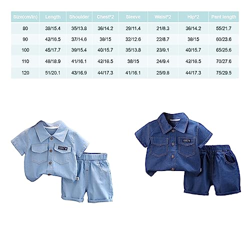 XUSIJAKQ1 Ternos masculinos roupas de verão roupas infantis roupas infantis multicoloridas lapela az
