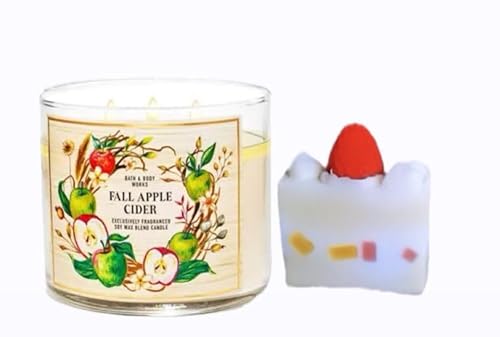 Fall Apple Cider - White Barn Bath/Body Work- 3-Wick Scented Cand...