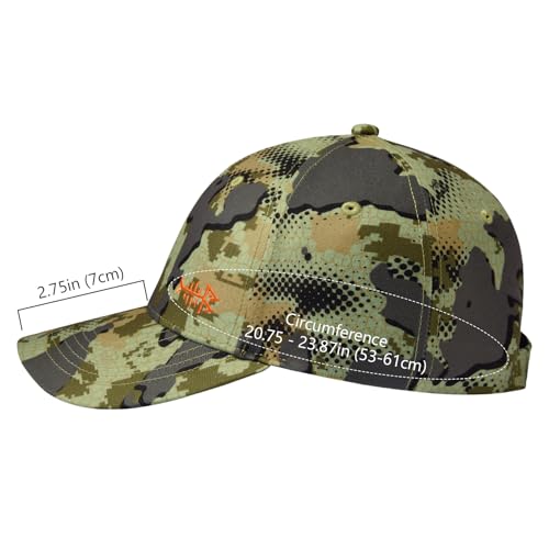 Image of BASSDASH Camo Fishing Hunting Hat Unisex Adjustable Baseball Cap