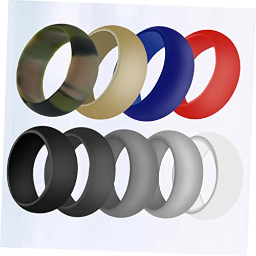 9 Anillos Deportivos de Silicona Unisex Cómodos miniatura 5