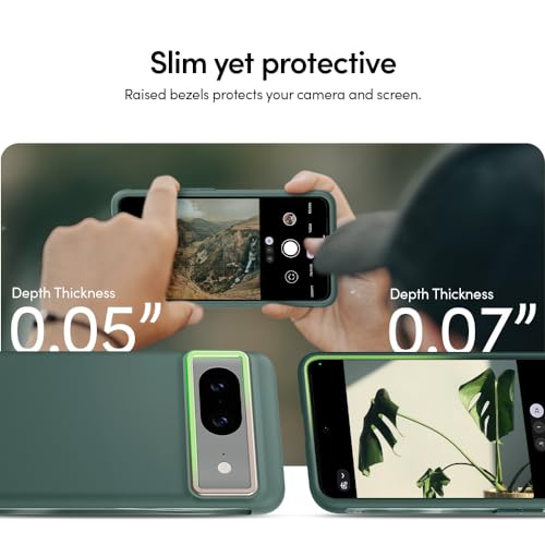 Image of Spigen Cyrill UltraColor, Google Pixel 8 Case, Pixel 8 Back Cover | TPU+Poly Carbonate - Kale