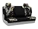 Coverking Rear 60/40 Folding Bench Custom Fit Seat Cover for Select Toyota Corolla Models - Neosupreme (Mossy Oak Break Up Camo with Black Sides)