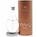 Produktbild MAYU Water Swirl - edle Wasserkaraffe mit natürlicher Wirbelbewegung, 100% Borosilikatglas, handgefertigtes Porzellan, 1,5 Liter, Graystone