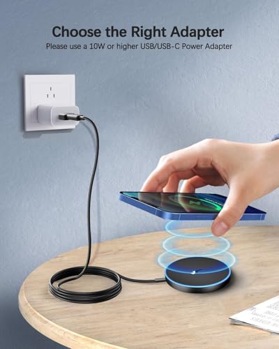 Image of 2 Pack Magnetic Wireless Charger 15w Apple Mag-Safe Charger for iPhone 16 Pro Max /16 Pro /16 /16 Plus /15 /14 /13 /12 Series AirPods 3 /2 /Pro /Pro 2 LED Magnet Charging Pad with Dual Charging Ports