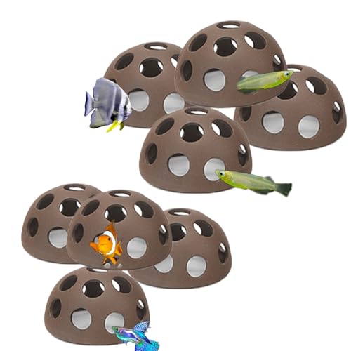 Archnote メダカ 隠れ家 素焼き 陶器 水槽 ミナミヌマエビ ヌマエビ エビ ヤマトヌマエビ 8個