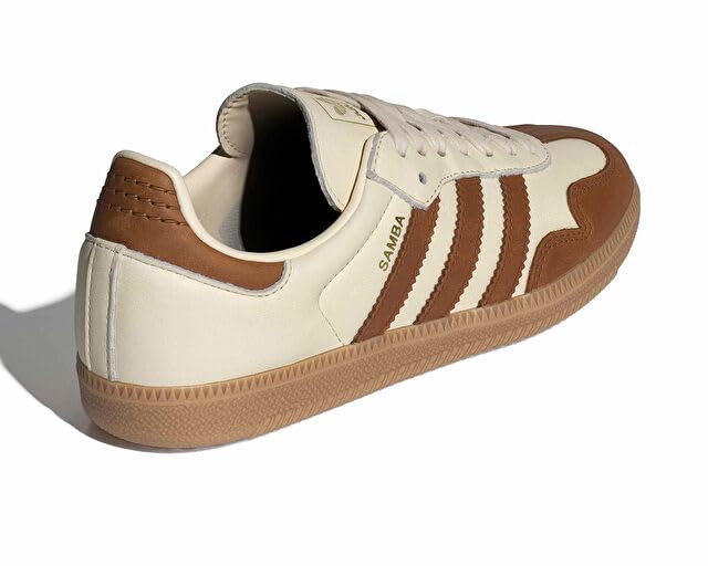 Image of adidas Samba Og W Women's 3 Strip Retro 70S Limt EDI Trainers (White Brown, US 7)