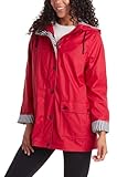 URBAN REPUBLIC Rain Jacket Women - Lightweight Waterproof Windbreaker for Women (S-3XL), Size Large, Red