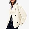 Maohao Women's Cropped Trench Coat Double Breasted... #2
