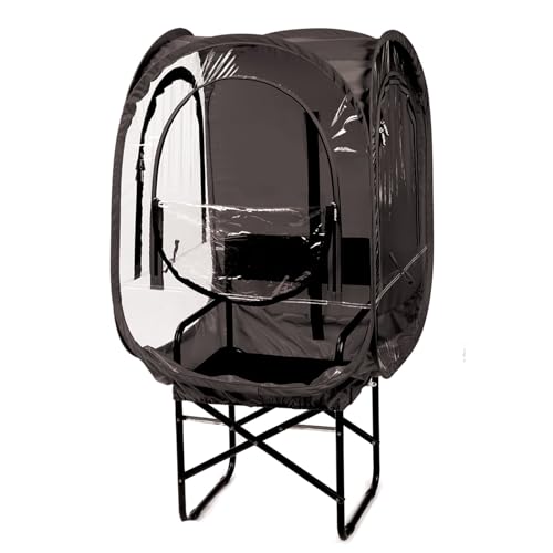 WeatherPod® The Original Shark Tank ChairPod® Pop-Up Pod - 1 Person Wearable Pod for Wheelchairs, Folding Chairs, Camping Chairs - Offers Protection from the Wind, Rain, & Cold - Chair Tent for Sports