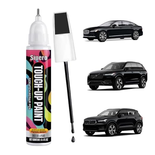 Onyx Black (717) for Volvo Touch Up Paint Pen - Exact OEM Color Match Scratch Repair Kit - Compatible with All Models XC90, XC60, S90, XC40