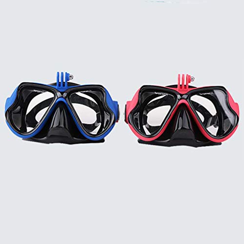 Conjunto de máscaras de snorkel Lioobo – Óculos panorâmicos antiembaçamento 180 e snorkel seco dobrá