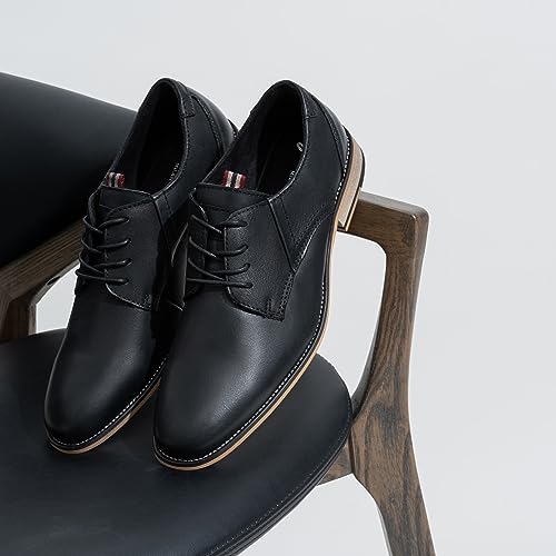 Image of Jousen Men's Dress Shoes Leather Oxford Formal Derby Shoes