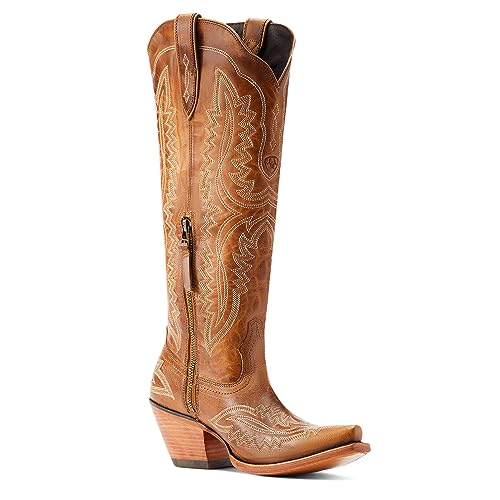 Image of ARIAT Women's Casanova Shades Of Grain 16In Top Cowgirl Boot Brown 12 B